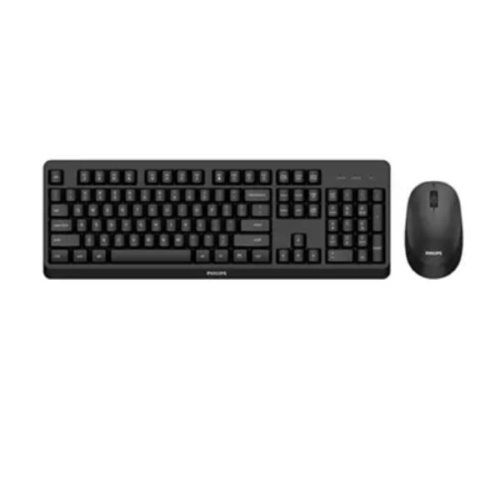 PHILIPS SPT6307BL/34 KIT TASTIERA LAYOUT ITALIANO + MOUSE OTTICO WIRELESS 2.4GHz 1.600 DPI NERO